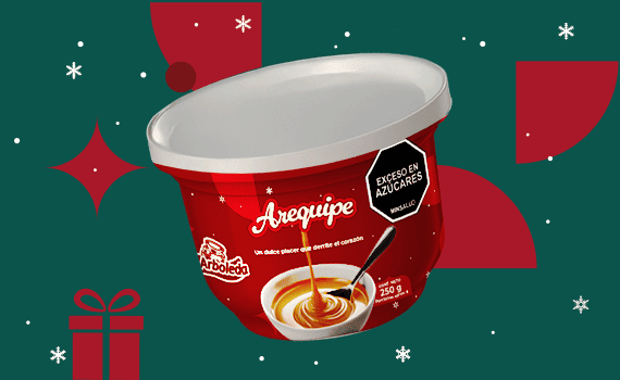 Diseño de empaque personalizado para alimentos en temporada de Navidad
