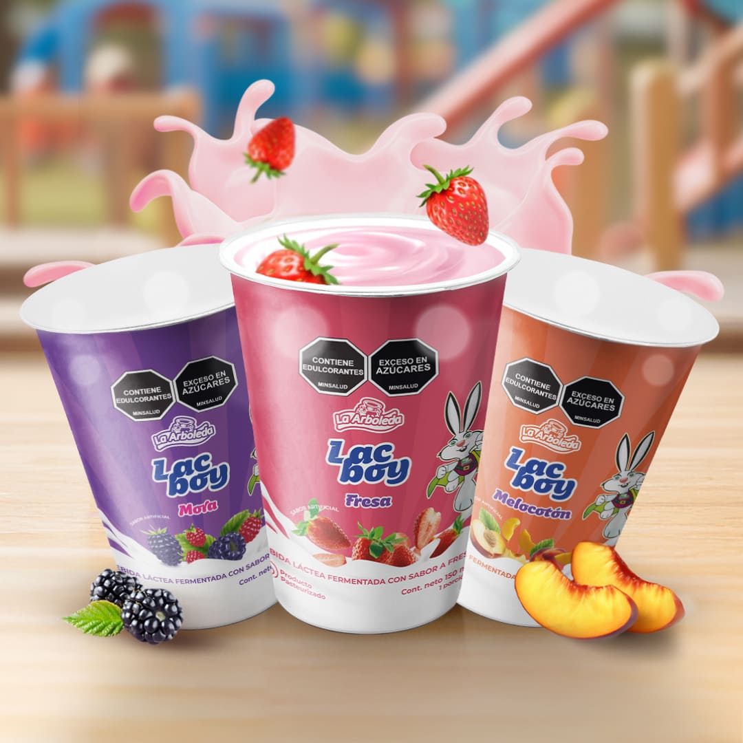 Empaque estratégico para productos de supermercado que atrae consumidores en góndolas